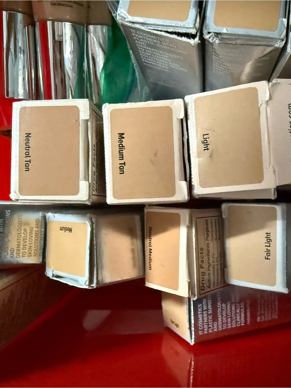 20 pieces lot IT Cosmetics CC+ Glow Correcting Serum SPF 40 mix shade reseller
